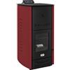 Stufe A Pellet Italia New York 22 kW - 5 Stelle (PACK WI-FI) Colore: Rosso
