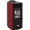 Stufe A Pellet Italia Siberia Aria New 18 kW (PACK WI-FI) Colore: Rosso
