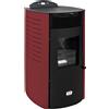 Stufe A Pellet Italia Siberia Aria New 15 kW (PACK WI-FI) Canalizzata Colore: Rosso