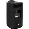 Stufe A Pellet Italia Siberia Aria New 15 kW (PACK WI-FI) Canalizzata Colore: Nero