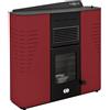 Stufe A Pellet Italia Marmolada 13 kW - 5 Stelle (PACK WI-FI) Canalizzata Colore: Rosso