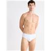 SLOGGI BASIC SLIP MIDI PACCO DOPPIO SLOGGI 10020412 UOMO BIANCO