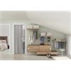 Forte Porta a soffietto da interno maya grigio 83x214 cm