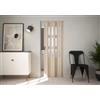 Forte Porta a soffietto da interno luciana cedro con vetro 88,5x214 cm
