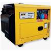 Generatore di corrente diesel gasolio 6500 watt. 6.5 kW trifase monofase 220 /380v lft professionale silenziato chiuso gruppo elettrogeno diesel 6.5 kW 9 kwa con quadro ATS compreso