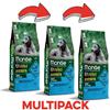 Monge BWild Grain Free Acciughe e Patate Adult per Cani - 12 Kg, 3 pezzi