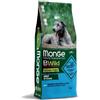 Monge BWild Grain Free Acciughe e Patate Adult per Cani - 12 Kg, Singola