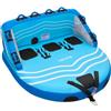VEVOR Tubo Gommone Gonfiabile Trainabile per Mare Giochi Acquatici, Tubo Gonfiabile Trainabile Capienza ca. 3 Persone Carico max. 231 kg, Gommone a Divano per Barche Gioco d'Acqua Copertura in Nylon