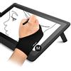 OTraki 2 Pezzi Guanti Disegno Tablet,Guanti da Artista Drawing Glove,Guanto da Disegnoper Artisti per Disegnatori Sinistra o Destra Guanti da Disegno Tecnico Anti Touch Screen,Taglia M (8x20.5CM)