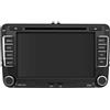 Awesafe Radio con navigatore e lettore DVD per Golf 6/Station Wagon/Cabriolet/Plus/GTI/R con navigatore RCD RNS Series, Bluetooth, RDS, comandi al volante, lettore CD e telecamera di retromarcia