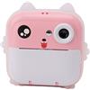 Akozon Fotocamera a Stampa Istantanea Q5 per Bambini - Giocattolo Portatile Multifunzionale con Batteria Incorporata, Registrazione di Foto e Video, Ideale per i Bambini (PINK)