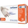 REFLEXX 40 GUANTO IN LATTICE MONOUSO CON POLVERE NON STERILE L 100 PEZZI