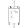 Codisan SACCA DA GAMBA IN PVC PER RACCOLTA URINA EASYMIA 750 ML TUBO 35CM CON VALVOLA ANTIREFLUSSO E RUBINETTO DI SCARICO PUSH/PULL 10 PEZZI