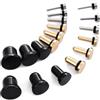 TBOSEN 18PCS Chirurgico In Acciaio Inox Stretching Kit Spine Expander Singolo Flat Top Body Piercing Set Gioielli 14G-00G
