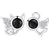 Arrebol Angel Devil Orecchini Asimmetrici Donna Argento Sterling 925 Orecchini Anallergici, Gioielli Originali per Donna Sorella Moglie Fidanzata