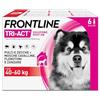 Frontline Triact, 6 Pipette, Cane XL (40-60Kg), Antiparassitario Per Cani E Cuccioli Di Lunga Durata, Protegge Il Cane Da Pulci, Zecche, Zanzare, Pappataci E Leishmaniosi, Antipulci 6 Pipette