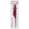Pongnas Pettine per prendere in giro, 3 file di denti per pettine per precisione di volume e stile(Rosso)