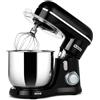 Kitchen in the box Impastatrice Planetaria, 3,5L Piccolo Planetaria Professionale, 10 Velocità Impastatrice Pizza con Uncino Impastatore, Mescolatore, Frusta Sbattitric (Nero)