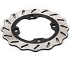 Hlyjoon Rotore freno a disco posteriore in acciaio coperchio pinza freno disco moto per CB CBR 400 600 900 1000 VTR VTZ 250 1000 FES 250 4-TRX 400 EX Pantheon 125 150