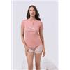 Nottingham Pigiama donna Nottingham mezza manica e pantaloncino cotone NPB268, CORALLO