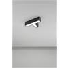 Perenz Illumina Plafoniera giunto a Tin alluminio nero Grid LED 12W CCT 3000K 4000K 6000K CRI?90 220-240V 50/60Hz 960Lm