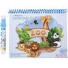 Tnfeeon Acqua Disegno Colorare Pittura Libro Riutilizzabile Acqua-Rivelare attività Pads Bambino Bambini Giocattoli Educazione Precoce con Penne per I Bambini(Zoo)