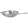 Demeyere Apollo 7 Wok fondo piatto - 32 cm, 18/10 acciaio inossidabile