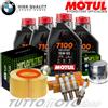 Motul - Hiflo - NGK Tagliando BMW R 1150 R / ABS 2000-2006 Kit Olio Motul 7100 15W50 Filtri Candele