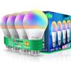 NOUS P3Z, Zigbee Lampadine Led E27 Luce Calda Fredda, Tuya Smart Life Luci Led Rgb, Lampadina Compatibile con Alexa, Google Home Assistant, M2QTT, Luce Intelligente Dispositivi Lampade