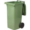 ICS Bidone per raccolta differenziata con ruote 120Lt ICS - Green