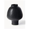 Westwing Collection Vaso di design in gres fatto a mano Saki, alt. 32 cm
