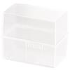 Han 977-63 - Schedario per 300 schede in formato DIN A7, in polistirolo, 121 x 101 x 74 mm, colore trasparente traslucido