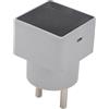 Buachois Misuratore di Tensione a Spina, AC50-380V EU Voltmetro Digitale AC LCD con Misurazione in Tempo Reale con Retroilluminazione Rossa, Misuratore di Tensione Digitale con Chip Intelligente Plug And Play