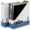 Fellowes Portariviste in cartone Fellowes R-Kive - Y00117 - 8x22x30 cm - Bianco - Conf. 1 Pz. - Y00117