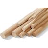 Bastoni tondi lisci in legno duro Ø 20 x 1000 mm