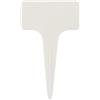 Tissting 20 Pezzi Etichette per Piante in Plastica, Etichette da Giardino a Forma di T Etichetta per Piante da Giardino Ispessimento Classificazione delle Piante Etichetta per Segni (Bianco 20 Pz)