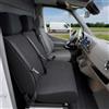 WALSER Transporter coprisedili auto per VW T6, doppia panca anteriore pieghevole, coprisedili auto in tessuto proteggi sedili auto, set coprisedili auto per furgone