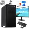 MEG-BAR PC completo - Ufficio - Multimedia - Intel i3 4x 4,3 GHz 16GB DDR4 Ram 512 SSD WLan Monitor 27" insonorizzato - Tastiera e mouse wireless