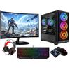 VIST Kit Gaming Ryzen 5 3600 - RAM 64GB - RX 7600 - SSD 1TB M.2 - WIFI - LCD 24 - W11 Pro