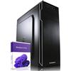 GREED® Multimedia 7 Pc - Intel Core i7 da 4,0 GHz - Computer fisso per ufficio - 16 GB RAM DDR4 - 240 GB SSD + 1 TB HDD - DVD - WiFi + Windows 11 Pro