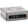 Alpha38 IT Mini PC High End Nano 4K Intel Core i7 10th Gen. / 512 GB NVMe SSD / 16 GB DDR4 RAM / Windows 11 Pro Computer per ufficio e ufficio domestico a risparmio energetico