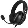 HATOR Hyperpunk 3 USB, Cavo, Riproduzione, 10 - 44000 Hz, 240 g, Cuffia con microfono, Nero
