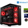CSL-Computer PC da gioco, Intel Core Ultra 7 265KF, 3900 MHz, GeForce RTX 5070 Ti, 32 GB di RAM DDR5, 2000 GB di SSD M.2, Windows 11 Home, USB 3.2 | M11950H