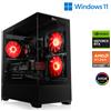 CSL-Computer PC da gioco, AMD Ryzen 7 8700F, 4100 MHz, GeForce RTX 5070, 32 GB di RAM DDR5, 1000 GB di SSD M.2, Windows 11 Home, USB 3.2 | M11830H