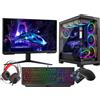 VIST PC Gaming Ryzen 7 8700F - RAM 32GB - RTX 5060 - SSD 1TB M.2 - WiFi - 24" - W11 Pro