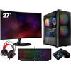 VIST PC Gaming Ryzen 7 5700G - Ram 16GB - RX VEGA8 - SSD 500GB M.2 - WIFI - LCD 27 - W11 Pro