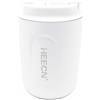 HEECN® Tazza termica Palm - doppia parete in acciaio inox - tazza sottovuoto - tazza da viaggio - Mini tazza termica portatile - senza perdite, senza BPA (blanco)