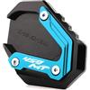 ZEXDDI Adatto per 450MT CF 450 MT MT450 2024 2025 Moto CNC Cavalletto Pad Piede Allargato Piastra Estensione Cavalletto Laterale MT 450 Accessori (Blu)