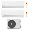 Clivet CONDIZIONATORE CLIVET DUAL SPLIT EZCOOL 12000+12000 BTU INVERTER MU2-Y 53M A++
