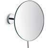 Lineabeta Specchio ingranditore tondo a muro Mevedo 5x cromo lucido
